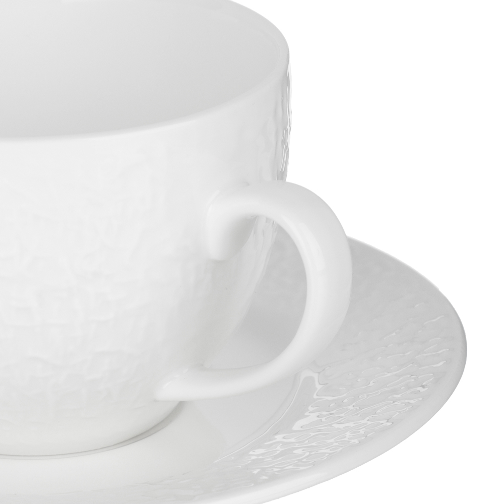 Набор чайный 2 пр., 275мл, MILLIMI, Узоры белые, фарфор - #3