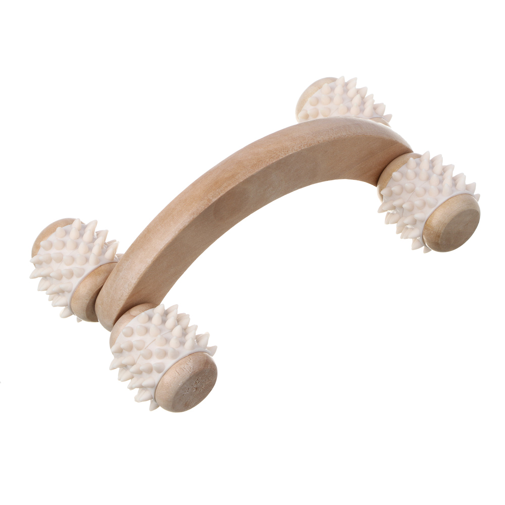 SILAPRO Max Массажный роллер, 16.5х6х9см, дерево, PVC - #3
