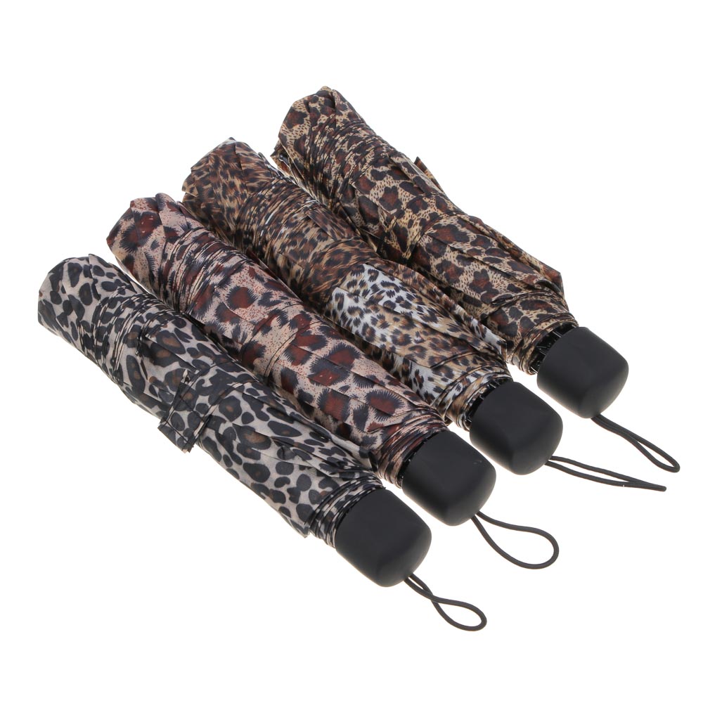 Зонт женский, механика, сплав, пластик, полиэстер, 55см, 8 спиц, 4 цвета, RST305L - #6