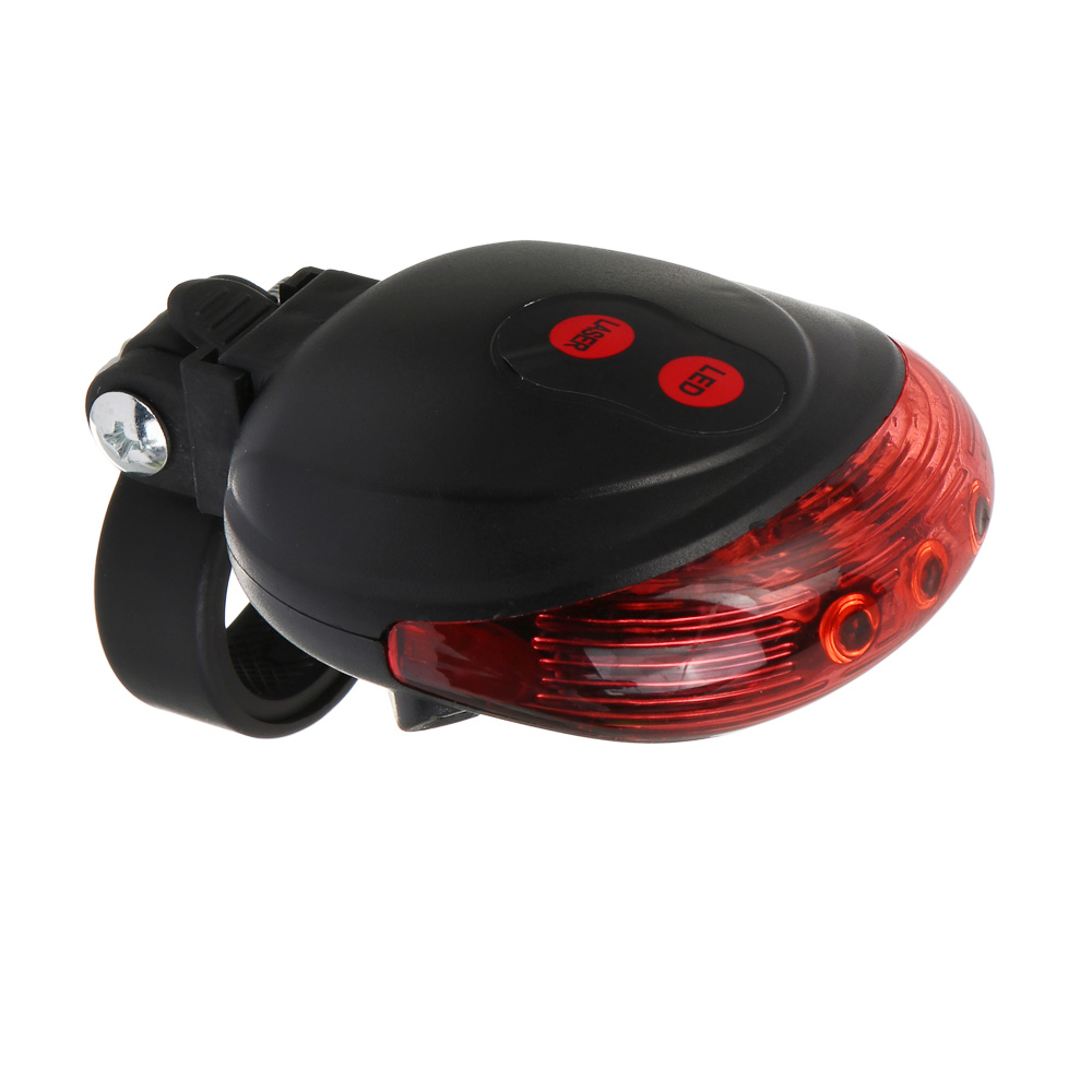 Фонарь велосипедный с 2 лазерами, тм BY SPORT, 7 режимов, 2хААА - #1