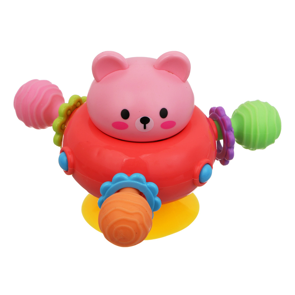 Развивающая игрушка ИГРОЛЕНД на присоске, ABS, TPE, PVC, 11х9х7см - #5