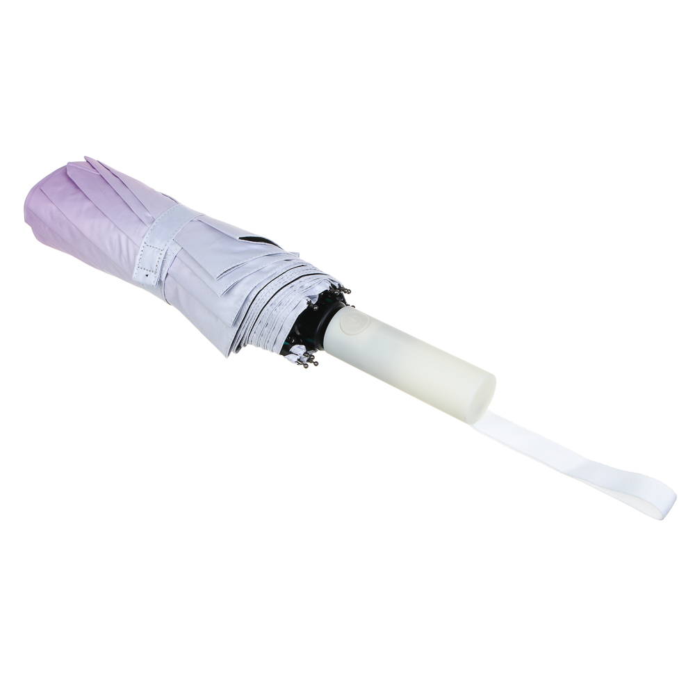 Зонт автомат, усиленный, стекловолокно, металл, пластик, ПЭ, винил, d103см, 10 спиц, 4 цвета, #2 - #7