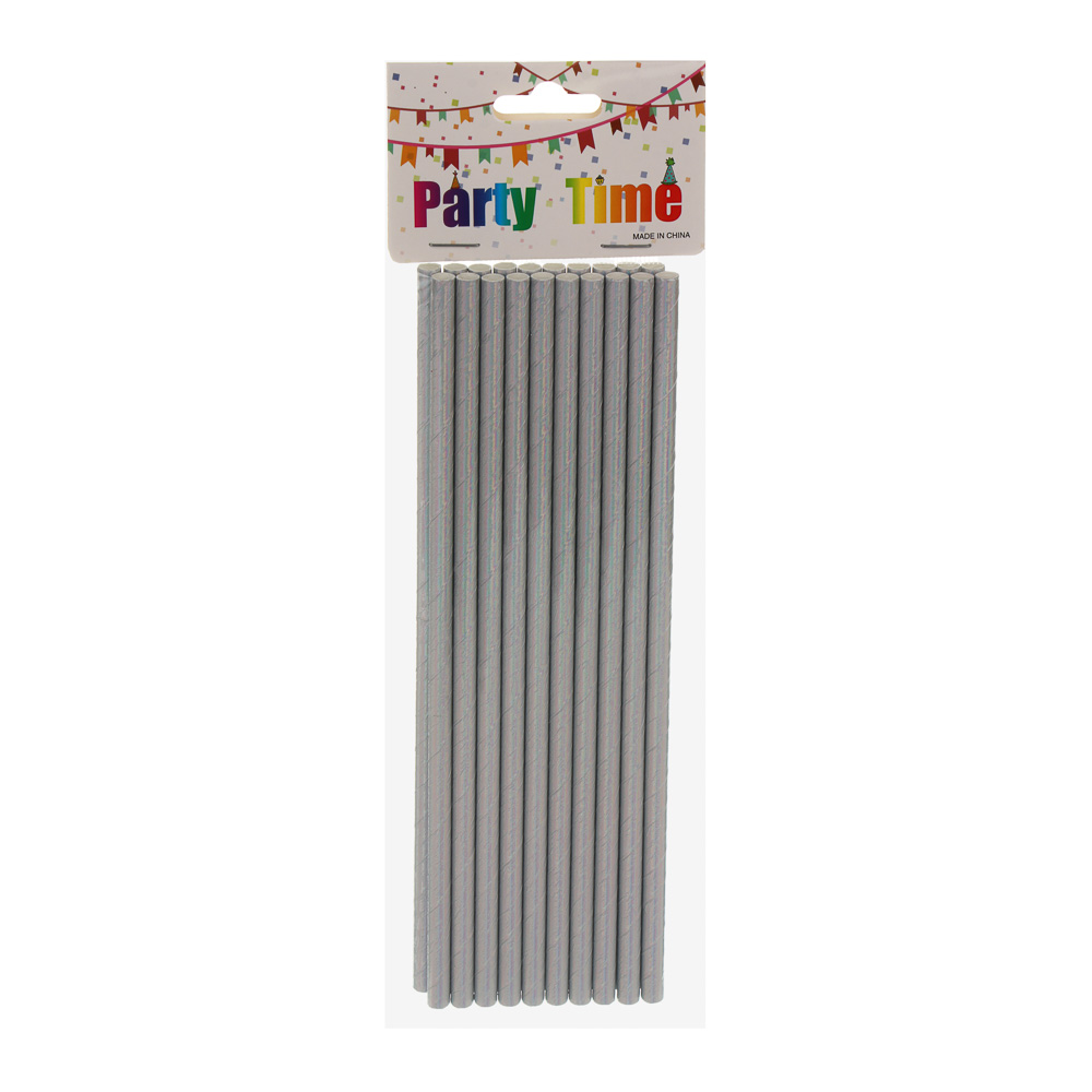 Fntastic Набор трубочек для напитков, 20 шт, бумага, голография - #4