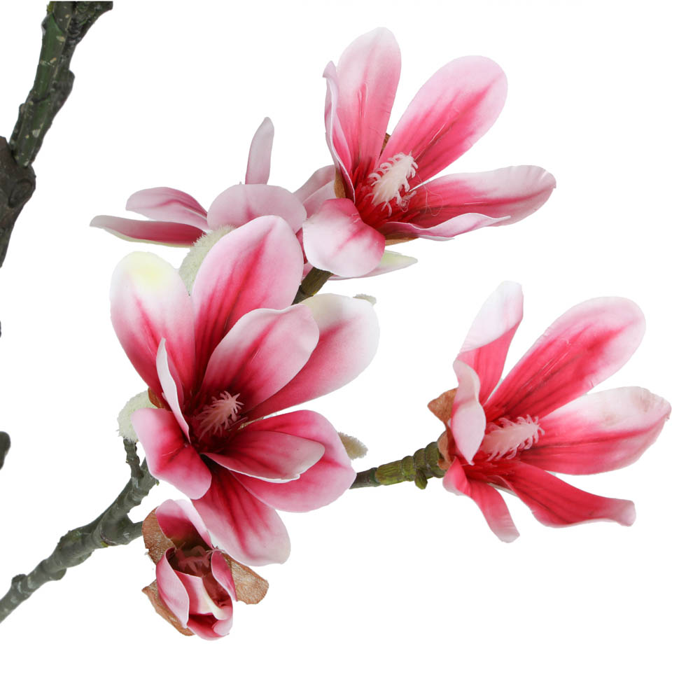 INBLOOM Дерево искусственное Магнолия 90см, PVC, пластик, металл, наполнение камень натуральный - #3