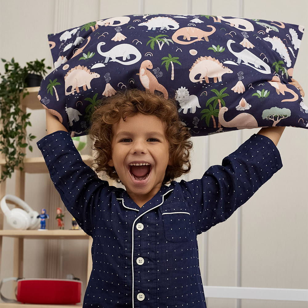 PROVANCE Basic Комплект постельного белья 1,5 (3 предмета), бязь, 100% хлопок, динозавры - #18