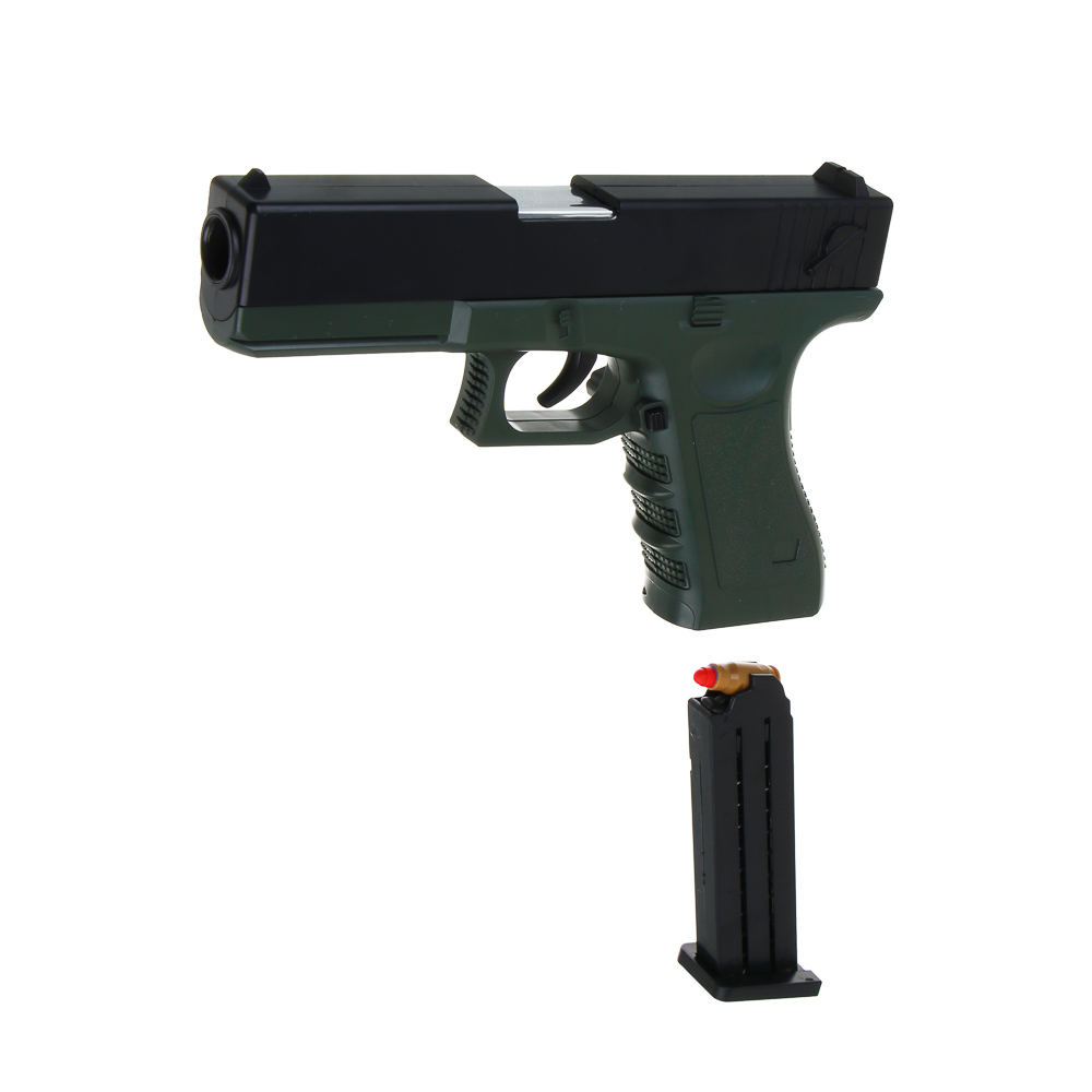 ИГРОЛЕНД Пистолет с патронами и обоймой, ABS, EVA, 22,5х15х5см - #8