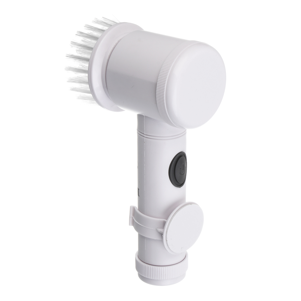 LEBEN Электрическая щетка для уборки, 5 насадок, 500 мАч, пластик, белый - #6