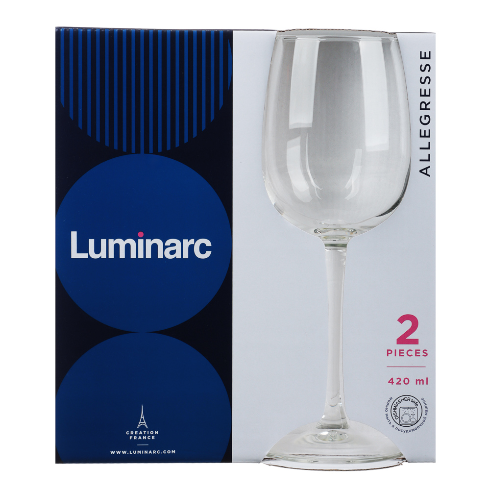 LUMINARC Набор бокалов для вина 2шт 420мл Аллегресс - #5