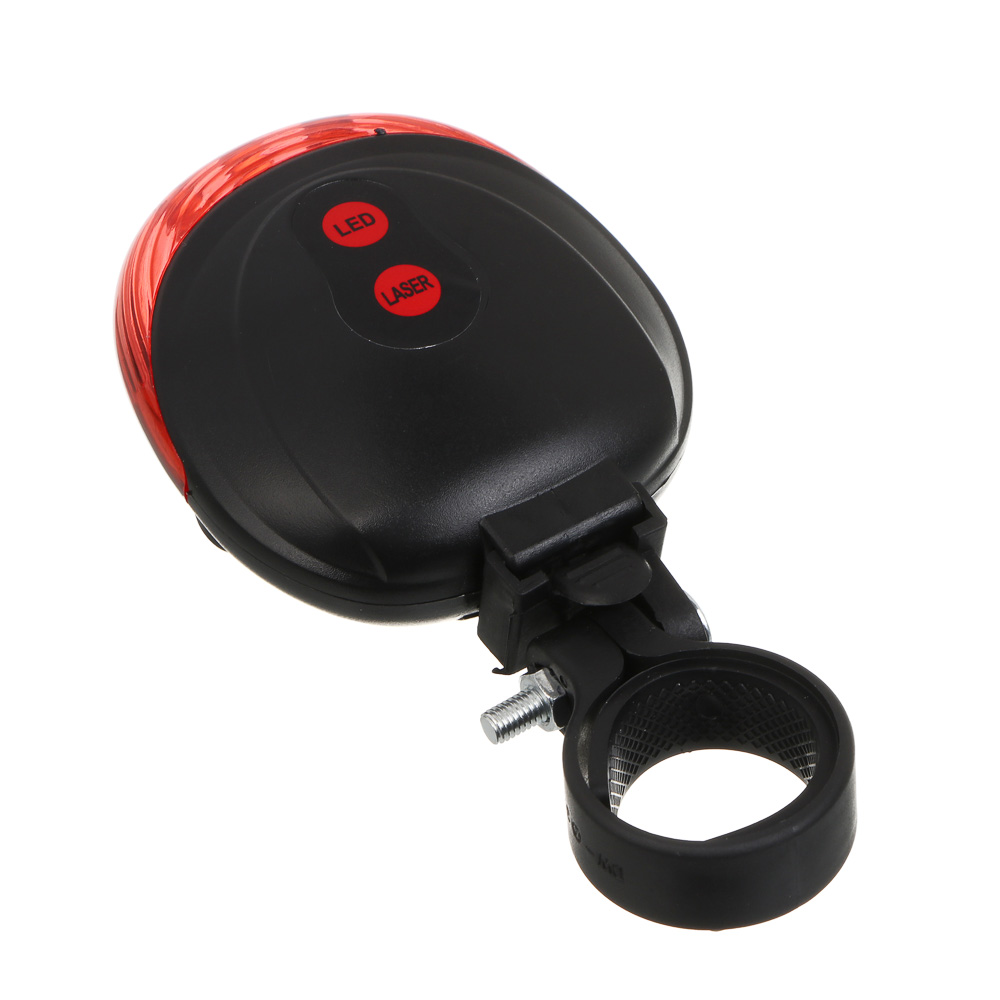 Фонарь велосипедный с 2 лазерами, тм BY SPORT, 7 режимов, 2хААА - #5