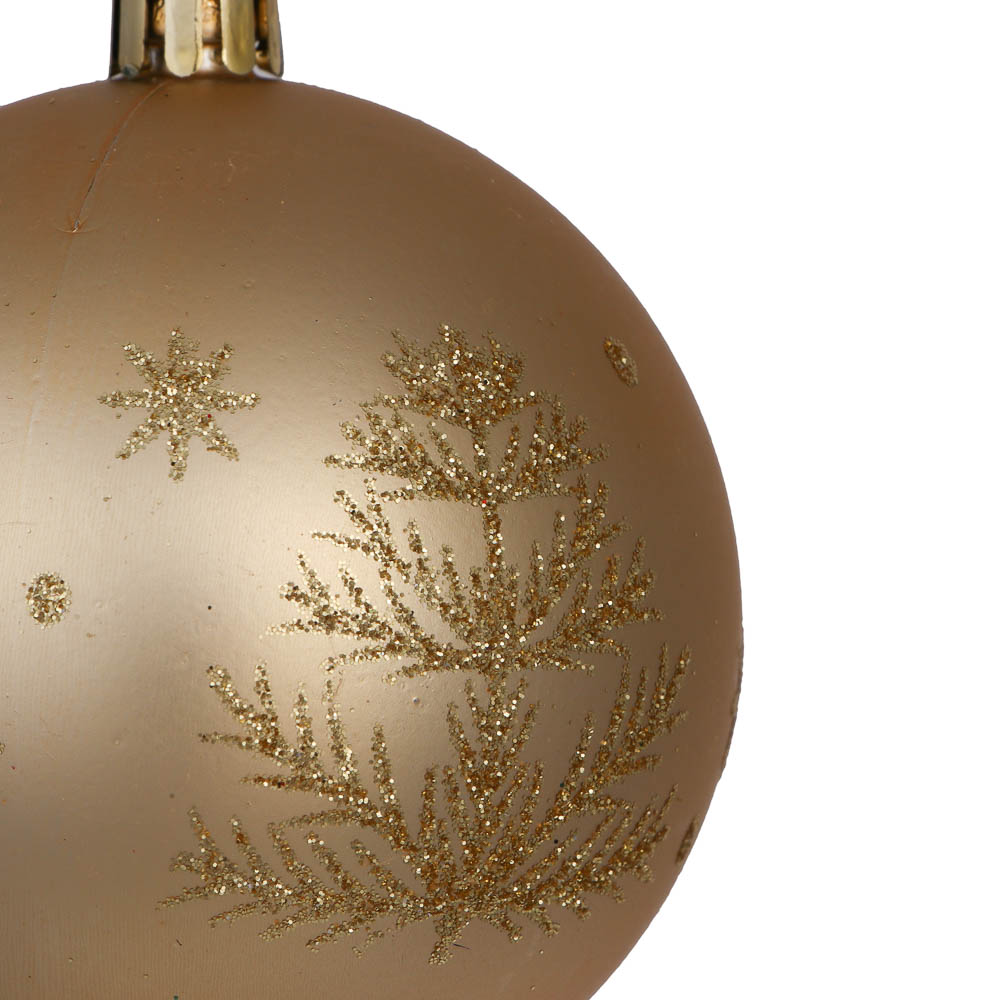 СНОУ БУМ Набор шаров 8см, 12шт, золото, 26-203 - #3