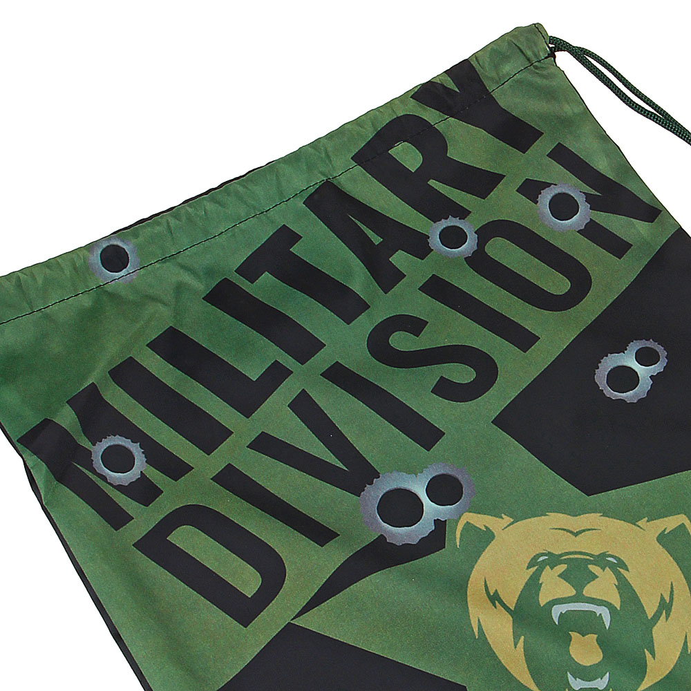 МИЛИТАРИ ДИВИЖН Мешок для сменной обуви на завязках, увеличенный размер 40x47см, полиэстер - #3