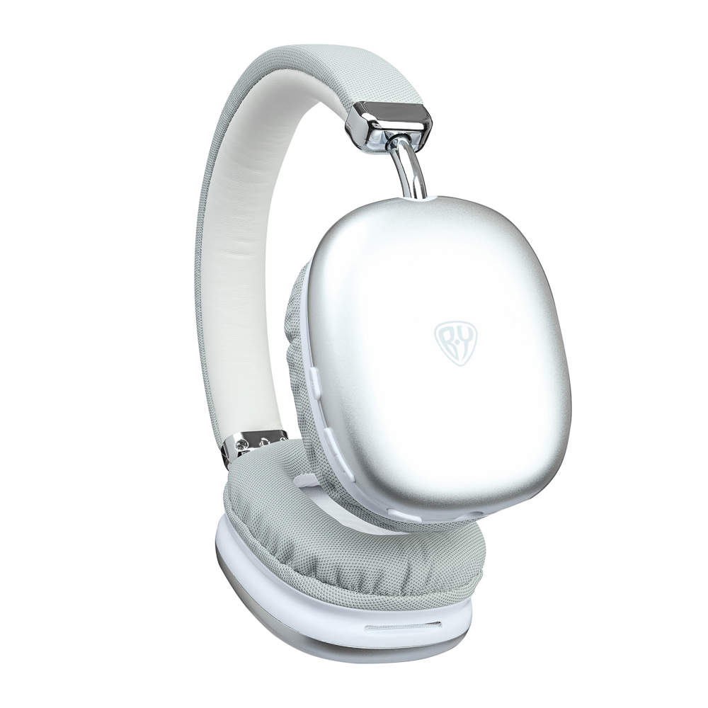 Наушники беспроводные полноразмерные BY CrystalPods, 400мАч, BT5.3, серебро - #5