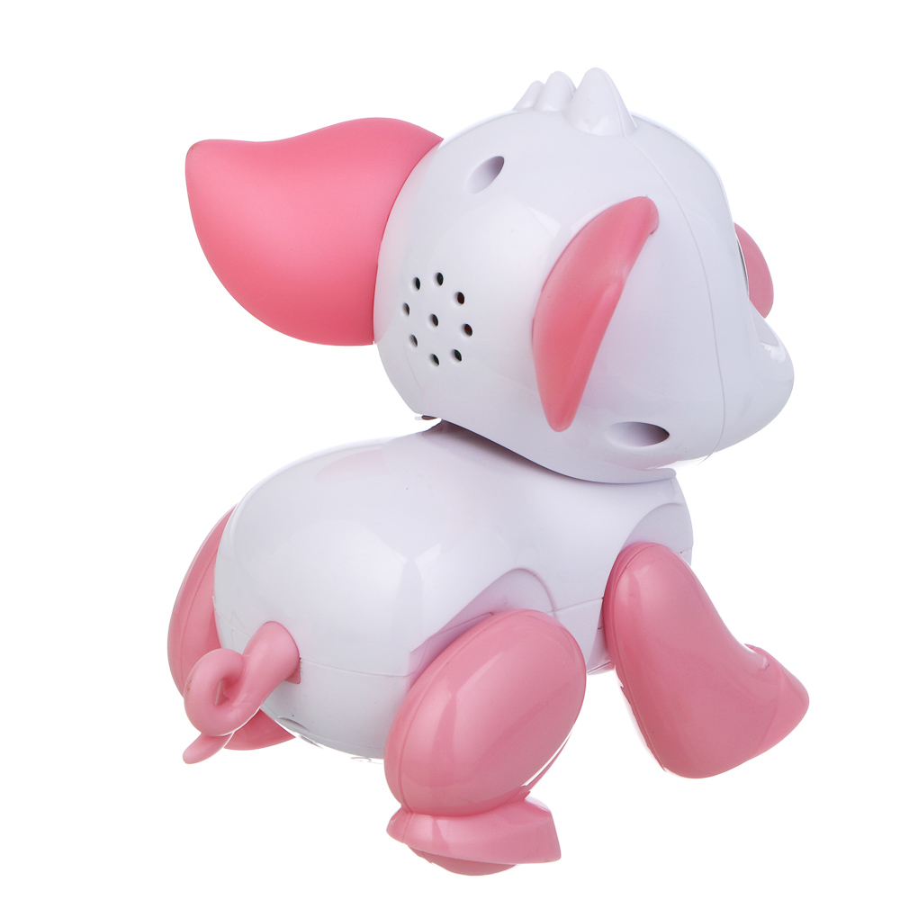 ИГРОЛЕНД Игрушка "Интерактивный питомец" поросёнок, ABS, звук, свет, движ., 2хAAA, 12,5х10,5х13,5 см - #8