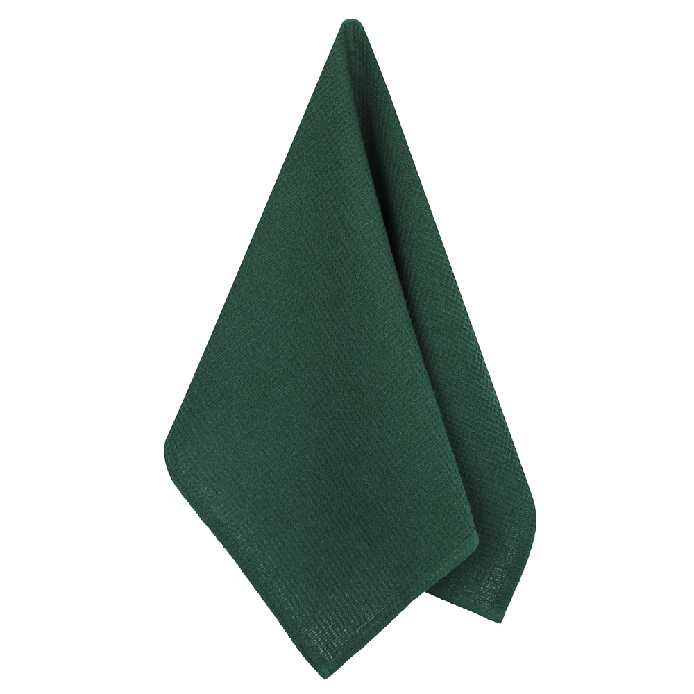 Полотенце вафельное с сувениром Provance "Асти", зеленое - #2