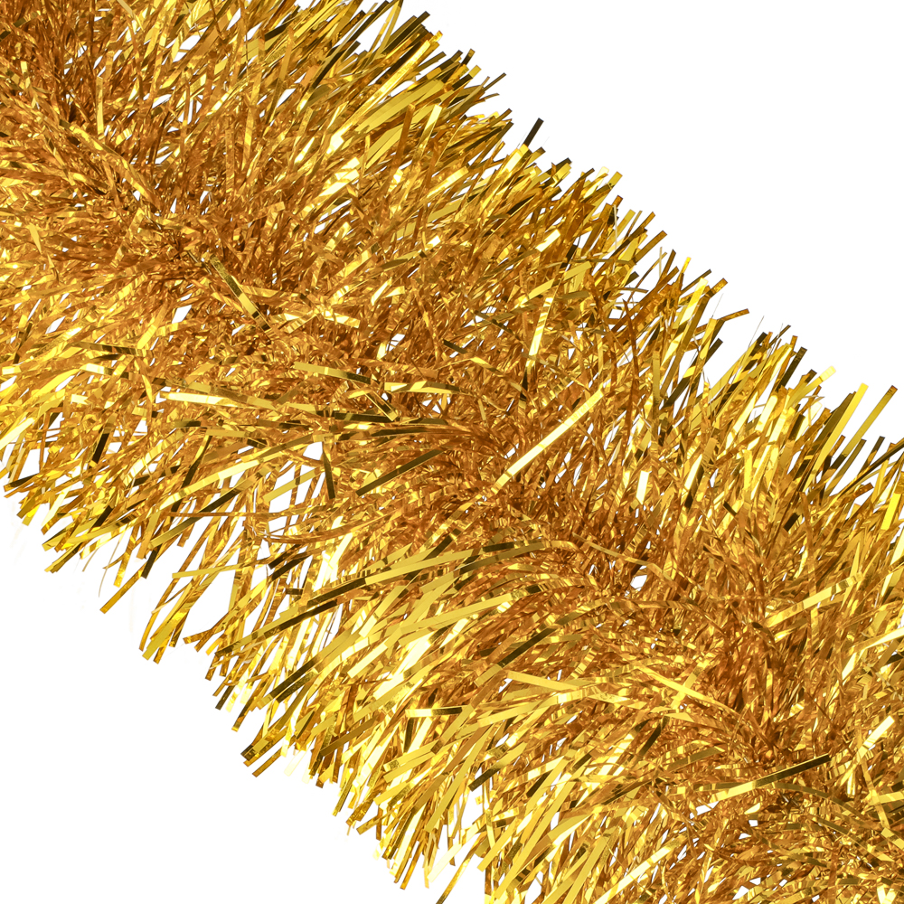 СНОУ БУМ Мишура Норка 9x200см, ПЭТ, золото - #2