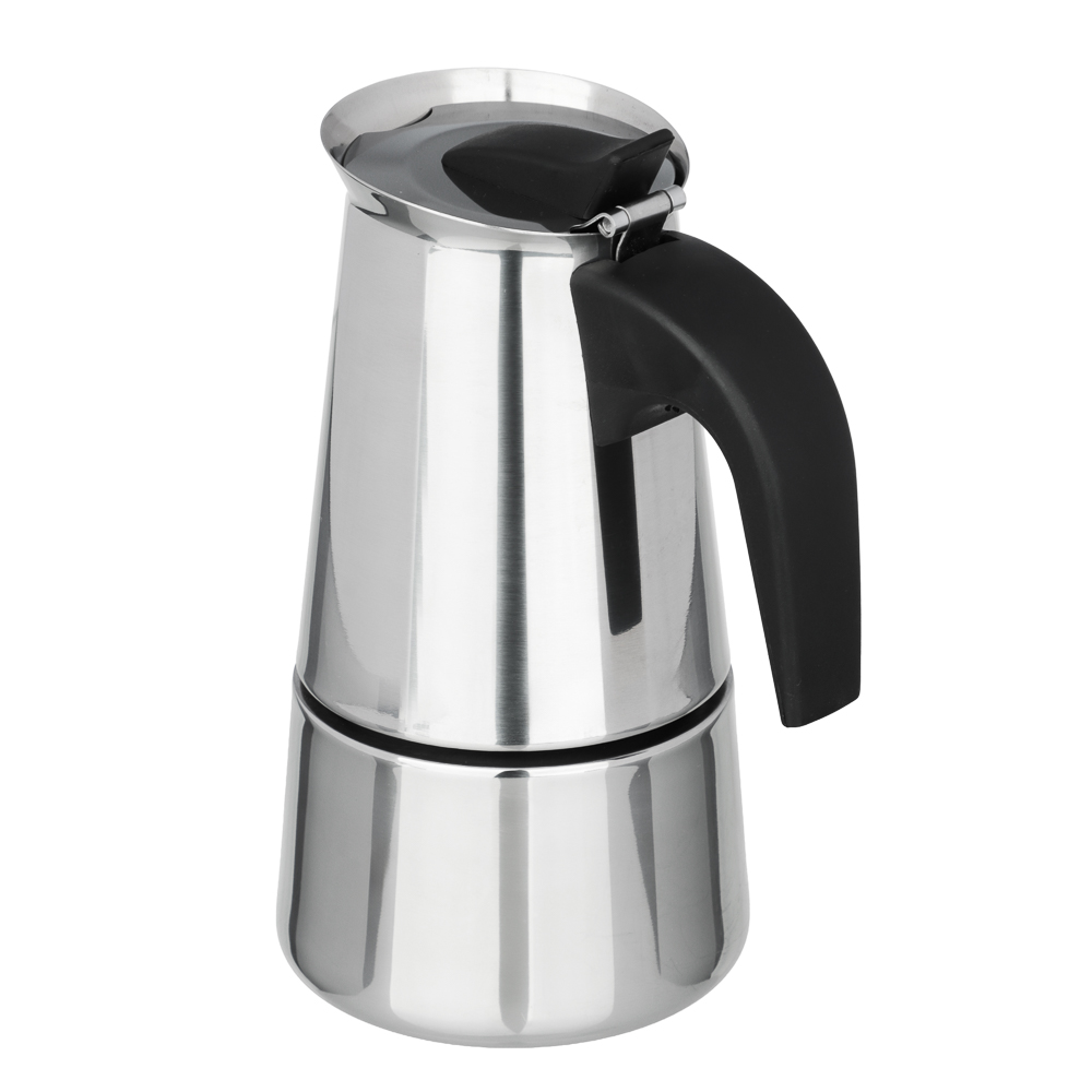 VETTA Кофеварка гейзерная, 4 чашки, нержавеющая сталь, нейлоновая ручка - #2