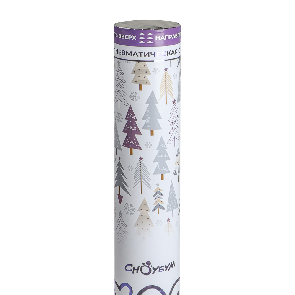 СНОУ БУМ Хлопушка пневматическая, 60 см, наполнитель фольга, дизайн с фольг.слоем - #2