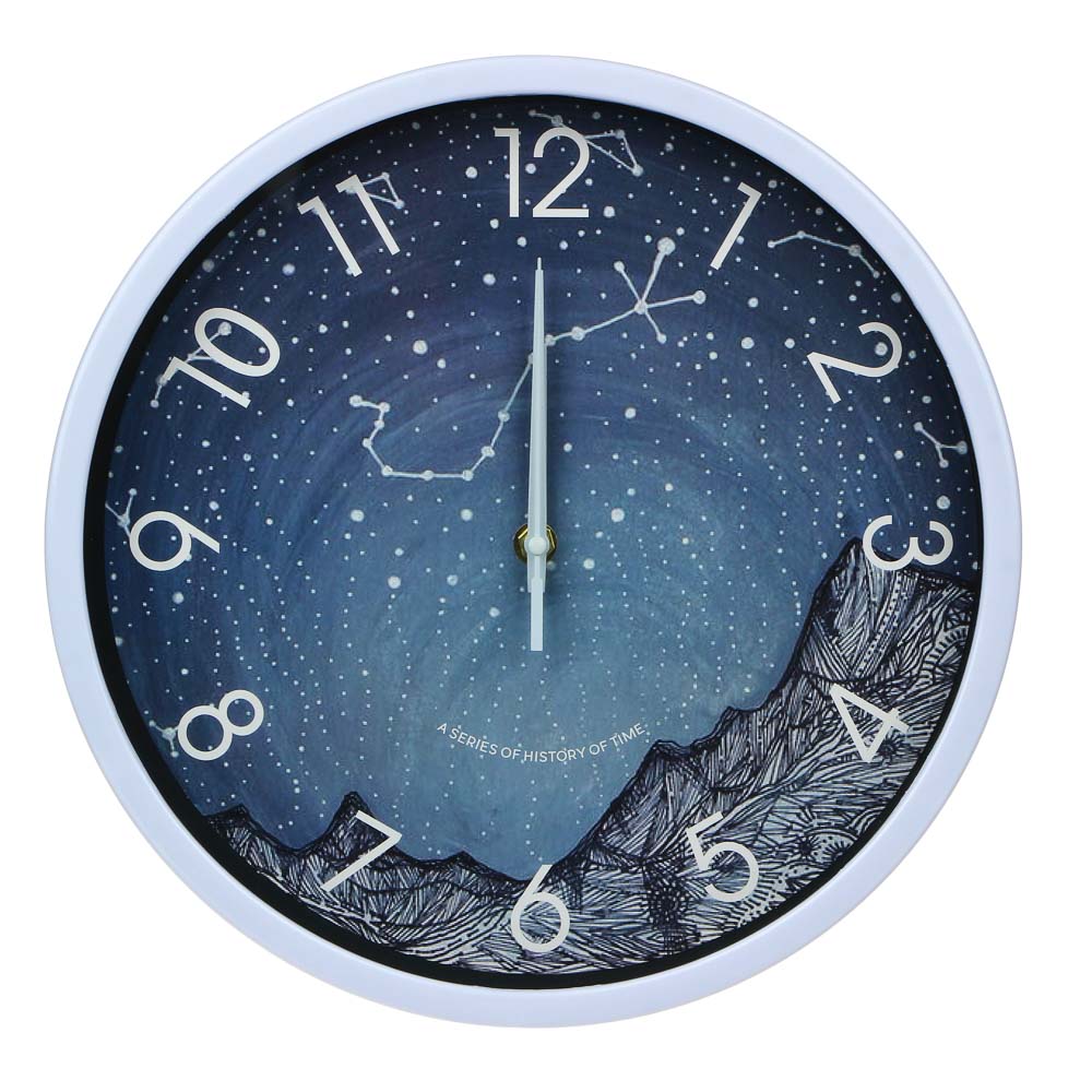Часы настенные круглые Ladecor Chrono "Ночное небо" - #1
