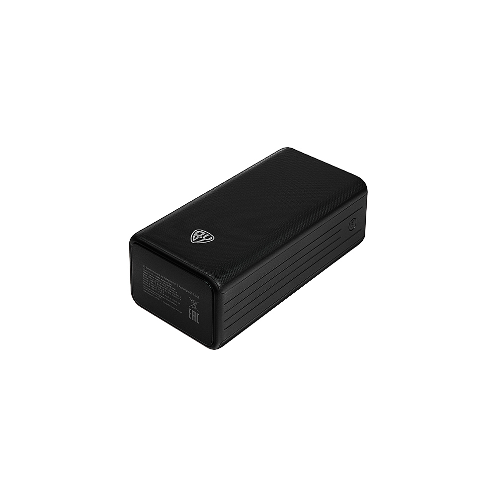 Аккумулятор мобильный BY 40000мАч, 2xUSB-A, 2xUSB-C, 20W, 3A, цифровой индикатор, пластик, чёрный - #6