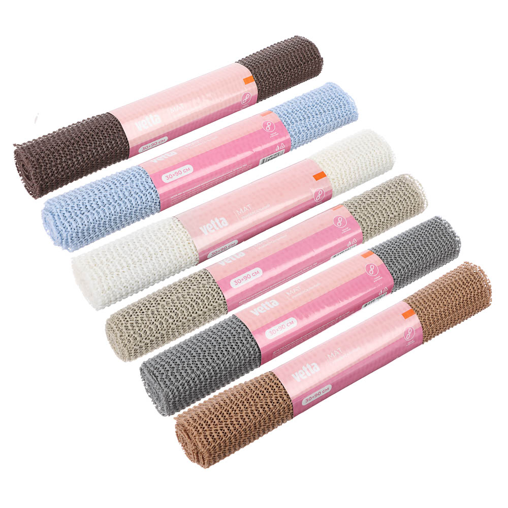 Мат антискользящий тм VETTA, универсальный, 30х90см, ПВХ, 4 цвета - #6