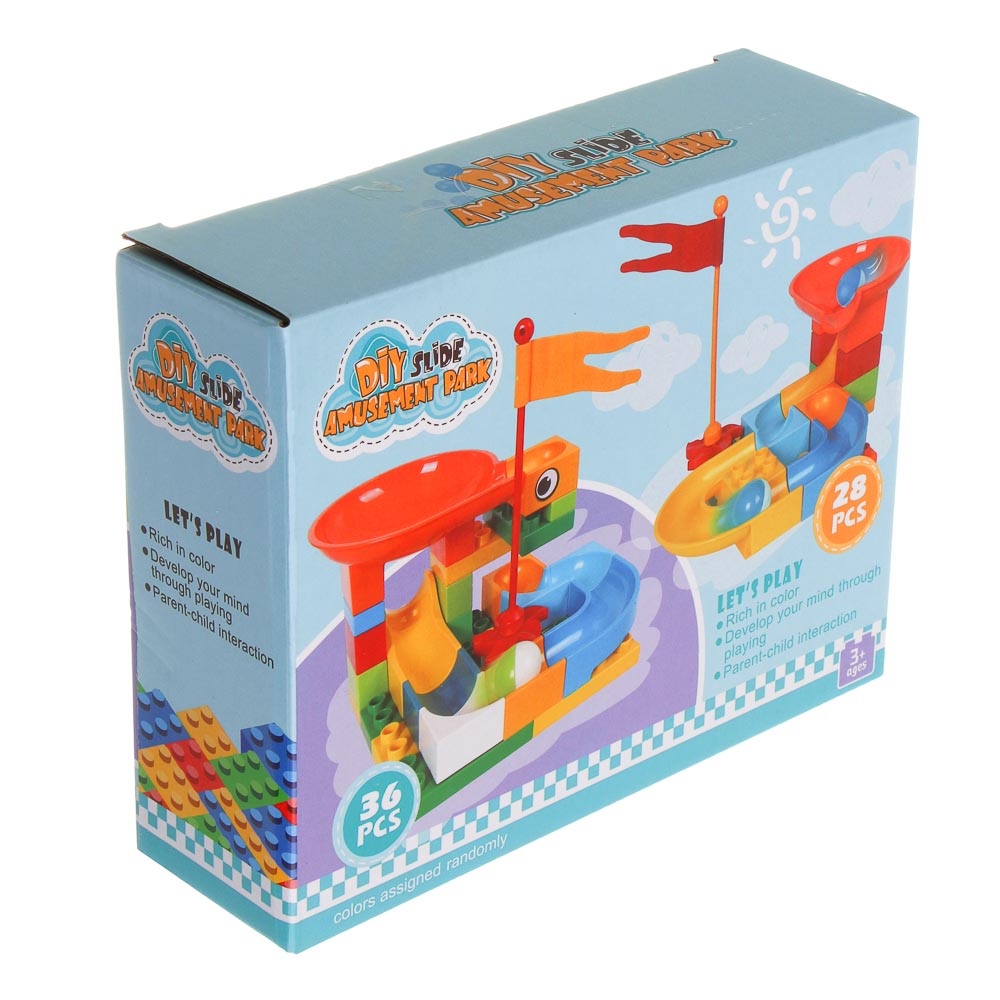 Конструктор для малышей 36-52детали, 20х15,6х6см, 2 дизайна - #12