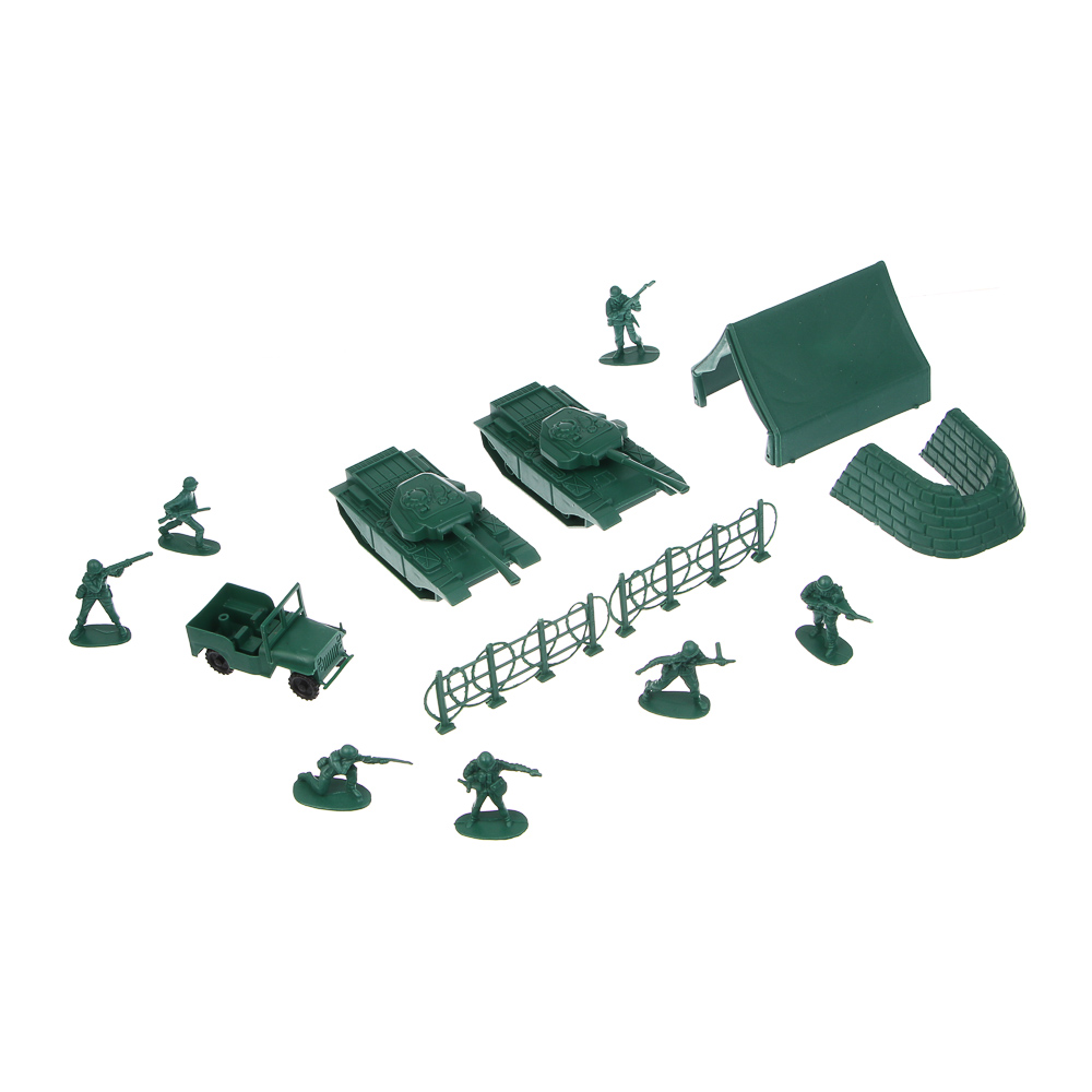 ИГРОЛЕНД Набор солдатиков 100 шт., пластик - #9