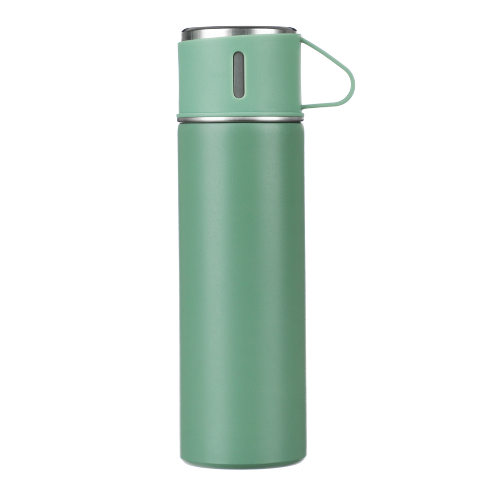 SATOSHI Набор Термос 500мл и 2 кружки, нержавеющая сталь - #2