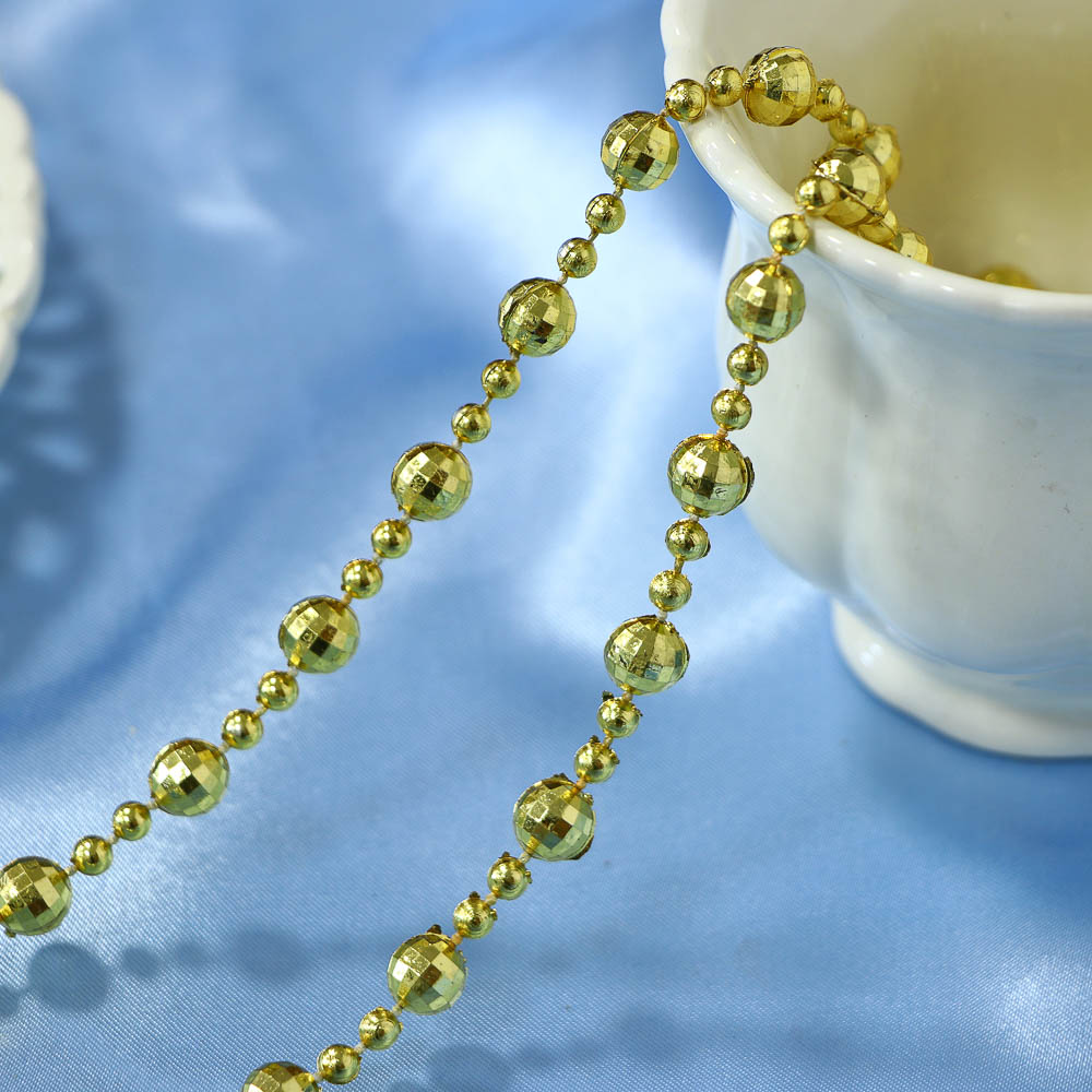 СНОУ БУМ Бусы декоративные 0,8x270 см, 3 цвета, 26-472 - #7