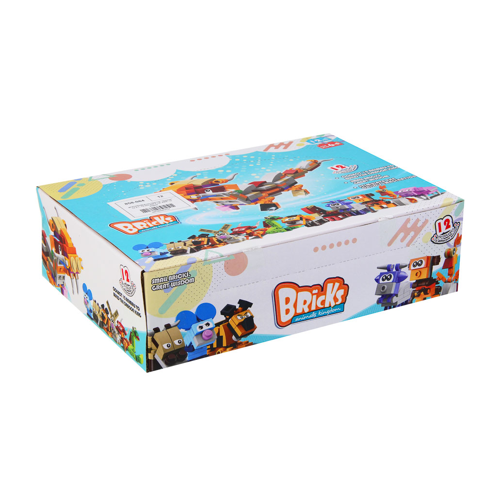 ИГРОЛЕНД Конструктор "Зодиак" 12 в 1, 12,5х3,5х7,5 см, ABS, 12 видов - #5