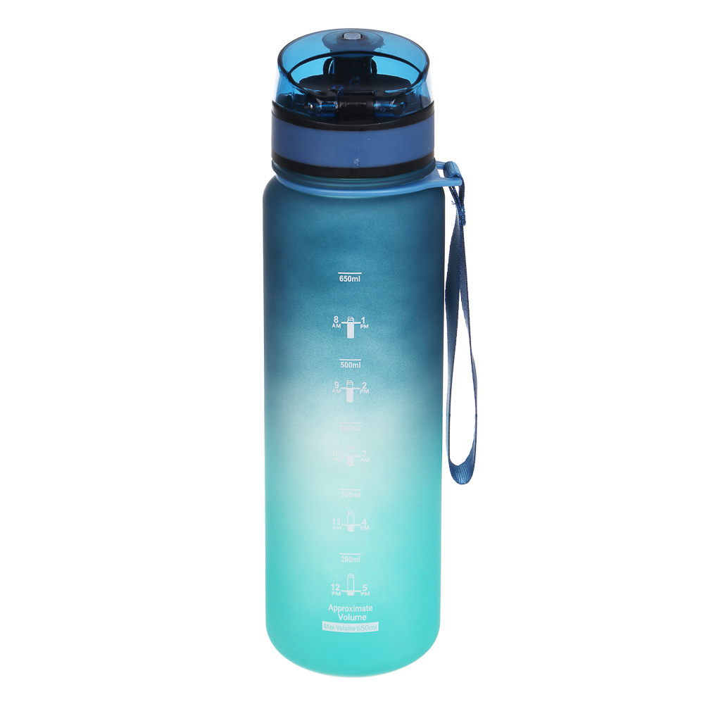 Бутылка спортивная с замком тм BY SPORT, 650мл, РС, РР, 2 цвета - #8