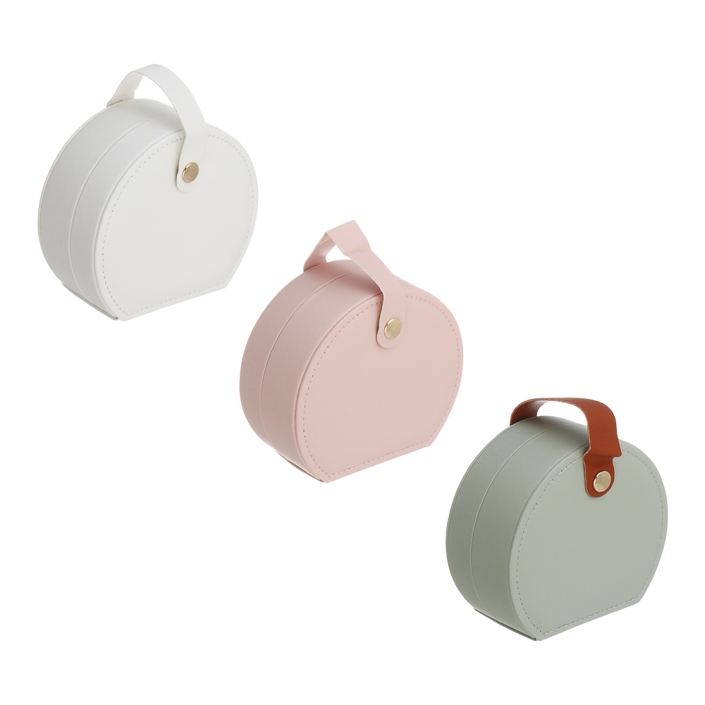 Шкатулка для украшений, 9x10x4 см, ПВХ, 3 цвета - #1