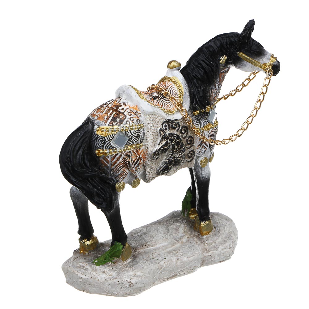 СНОУ БУМ Сувенир лошадь полистоун 14x5.7x13.7 см, 26-671 - #3