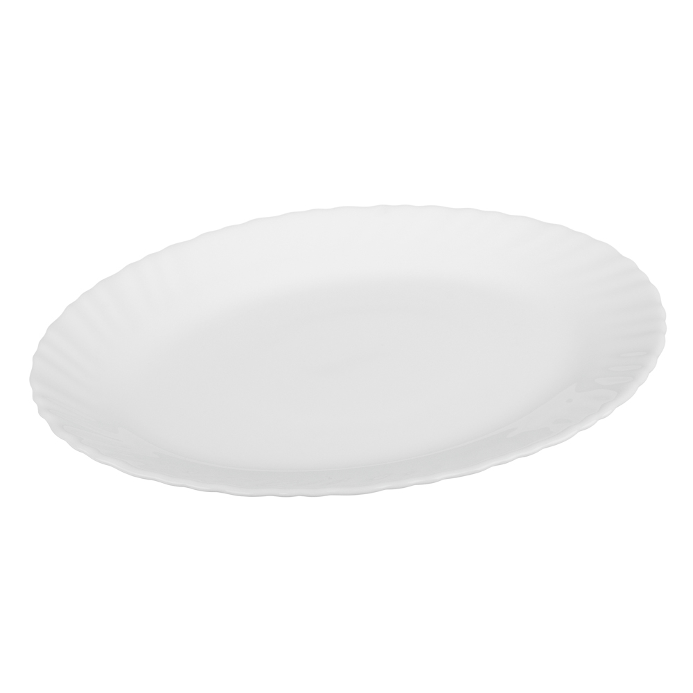 MILLIMI Бьянко Плюс Блюдо овальное 24см опаловое стекло - #3