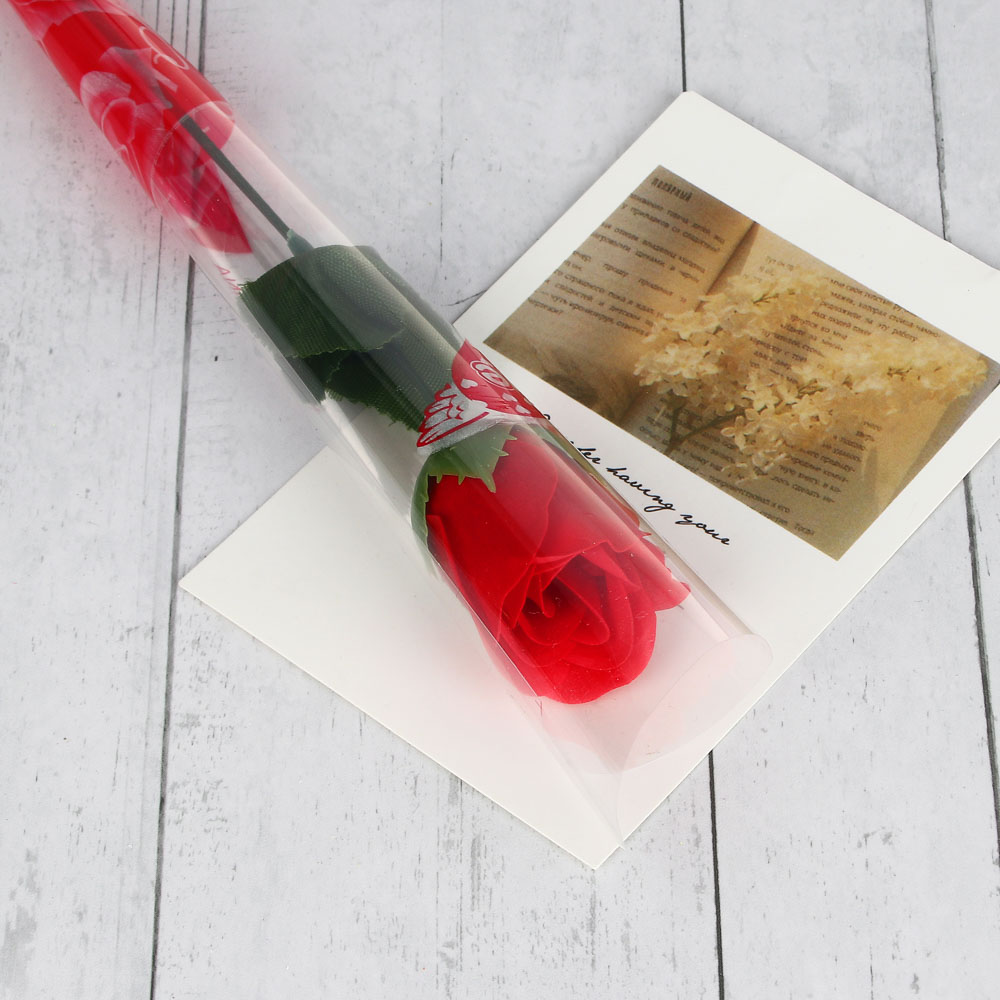 Роза из мыльных лепестков Ladecor, 37 см - #3