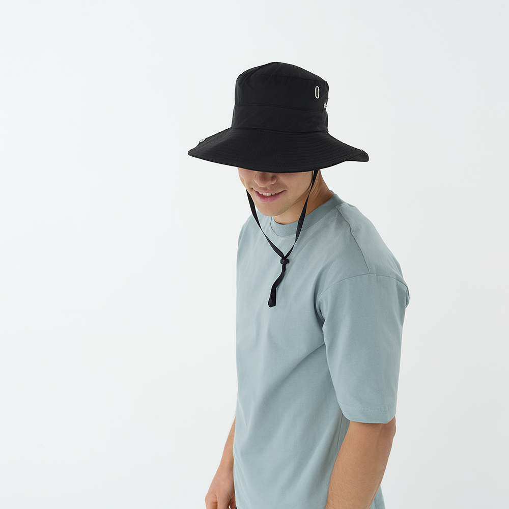 GALANTE Панама взрослая, р.58, 100% полиэстер, черный, ВЛ25-11, #2 - #7