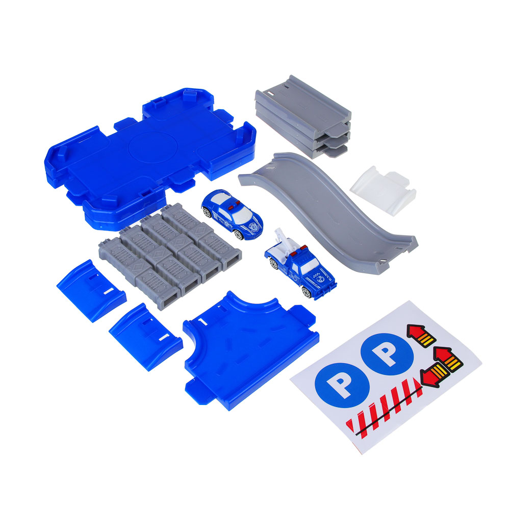 ИГРОЛЕНД Парковка двухуровневая, 2 маш., ABS, 18,5x5,5x26 см, 3 дизайна - #4