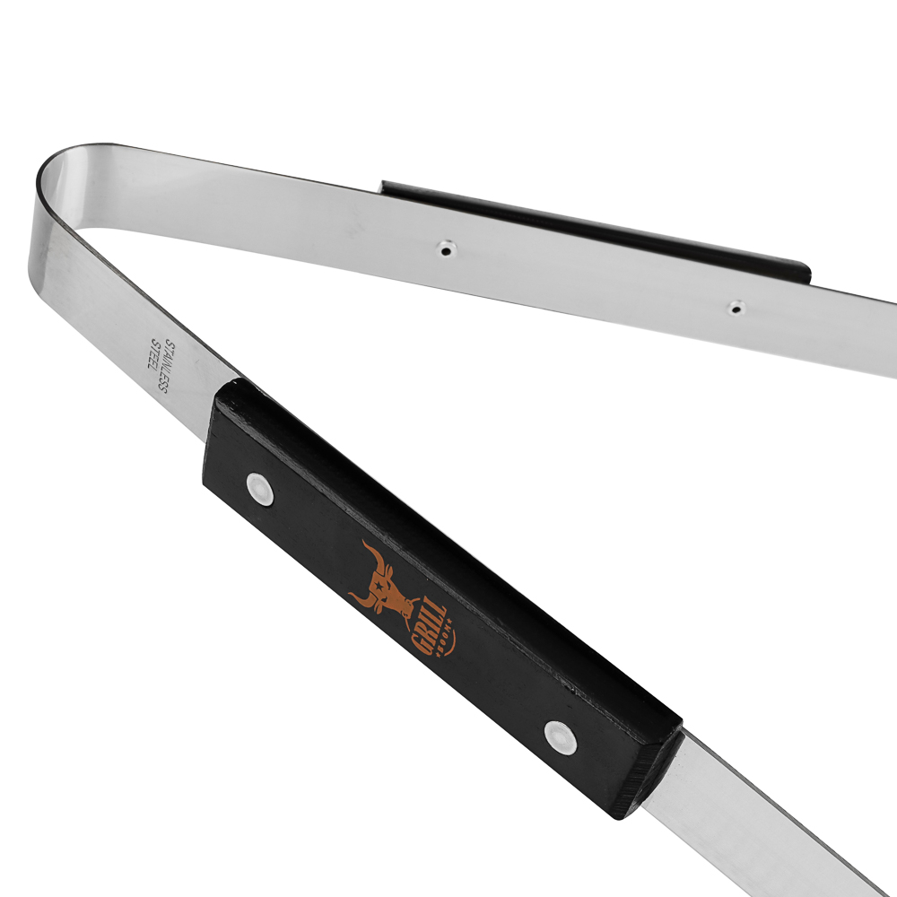 Щипцы для барбекю тм GRILLBOOM, 38х5x8см - #6