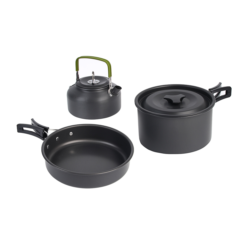 Набор туристической посуды тм BY Русские Супергерои, 3 предмета в чехле, анодир. алюминий - #1