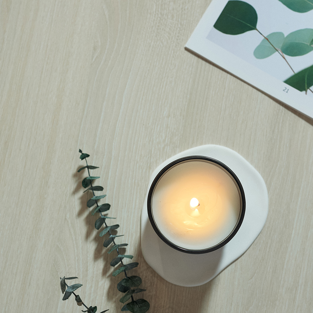 BY Свеча ароматизированная Deluxe Glamour, 200гр., Oriental Sharm - #12