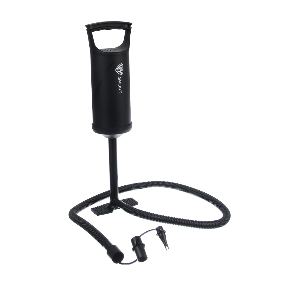 Насос ручной, тм BY SPORT, объем 0,85л, 30см, 3 насадки в комплекте, РР - #1