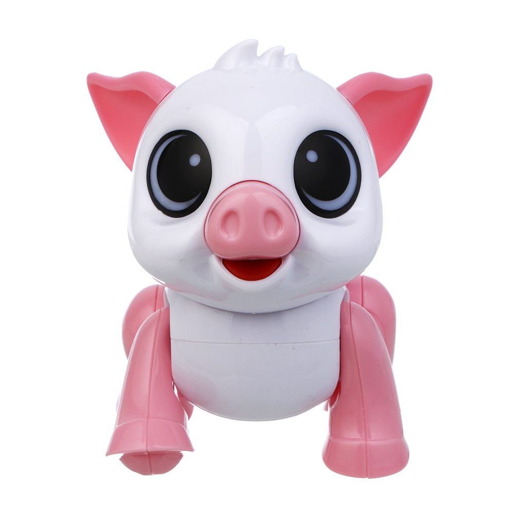 ИГРОЛЕНД Игрушка "Интерактивный питомец" поросёнок, ABS, звук, свет, движ., 2хAAA, 12,5х10,5х13,5 см - #5