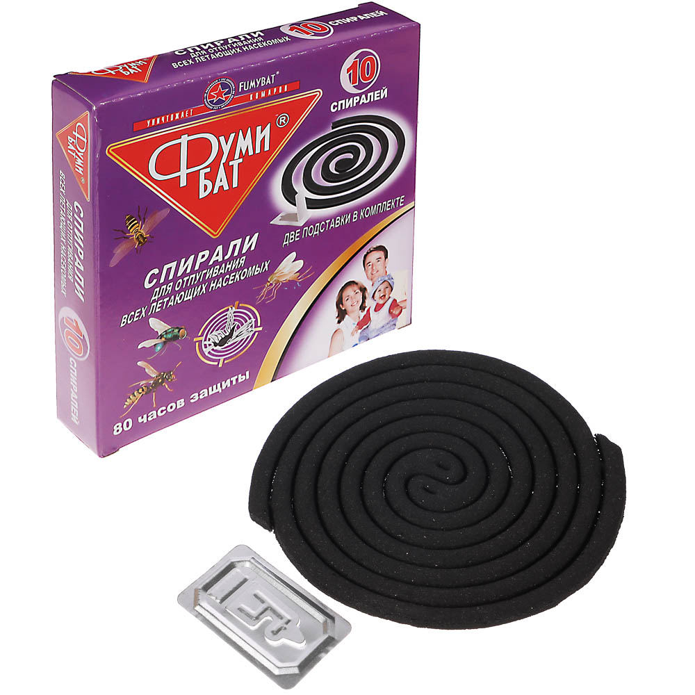 Спирали Фумибат для отпугивания всех летающих насекомых 10 шт. - #1