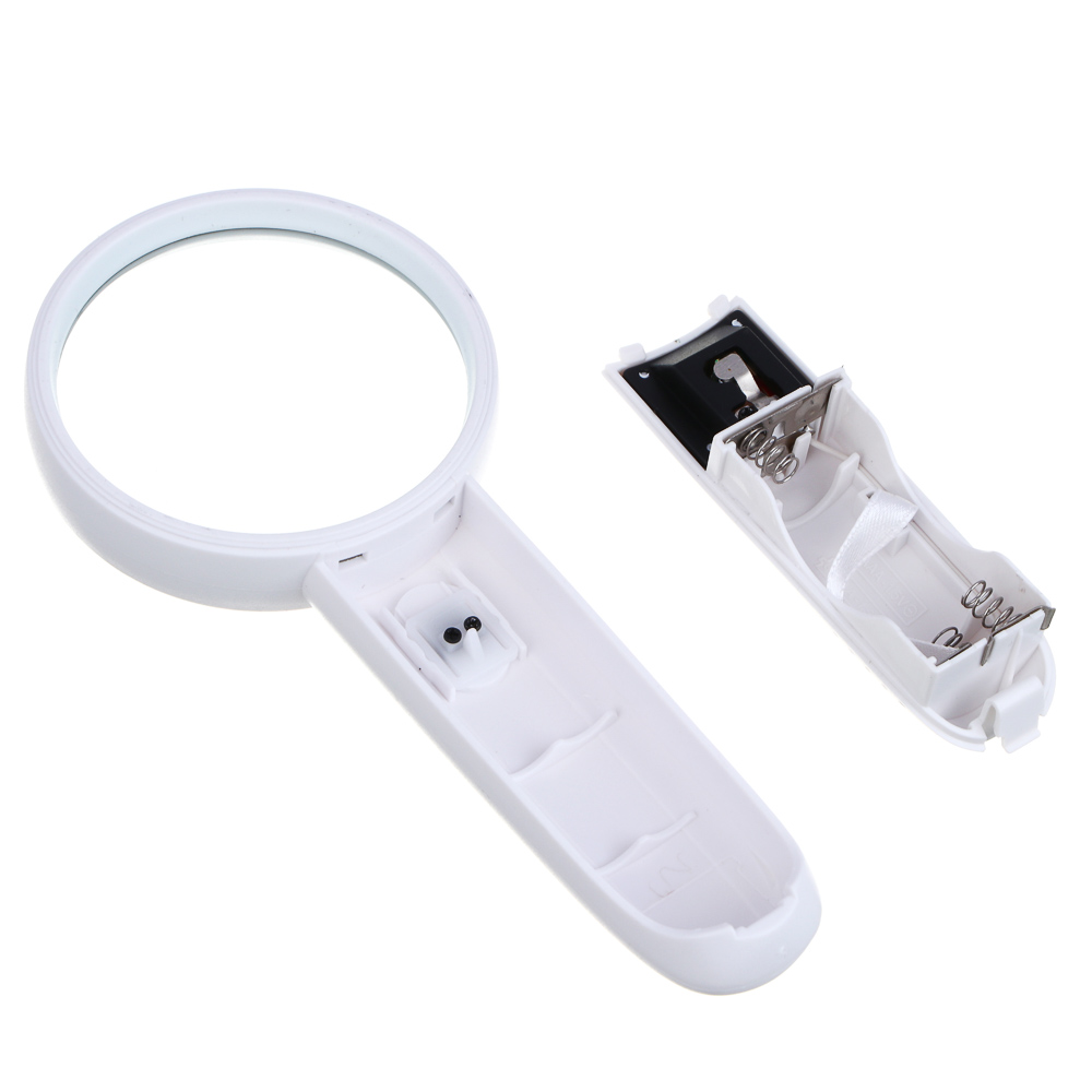 Лупа с LED подсветкой, d6,5см, пластик, стекло, 3xAAA (не входят в комплект) - #1