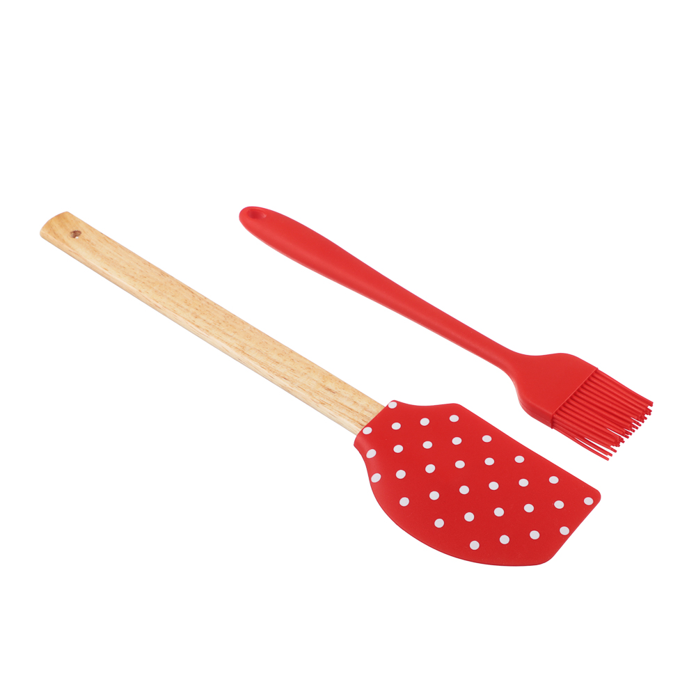 Набор тм SATOSHI Ностальгия 2 пр., кисточка кондитерская, лопатка, силикон - #3