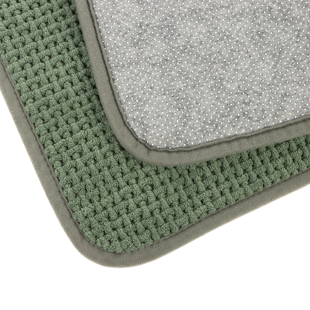 Коврик для ванной 50х80см SLOT, зелёный, полиэстер, SWM-4013-GRN-B - #4