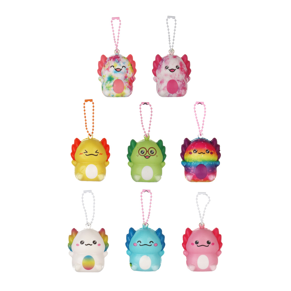Игрушка антистресс сквиш "Аксолотль", PU, 5х5,5х3,5см, микс - #2