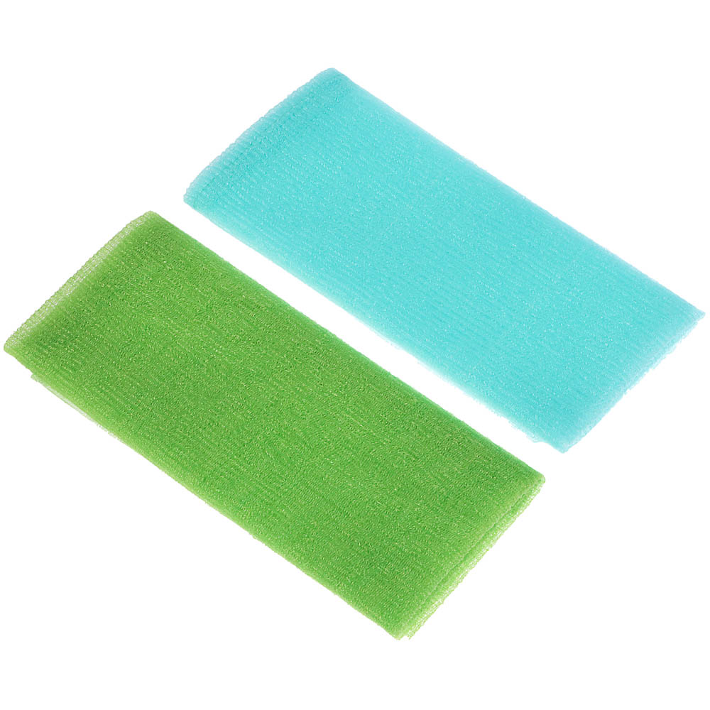 ЮL Мочалка пилинг японская средней жесткости, нейлон, акрил, 30х90см, 4 цвета - #8