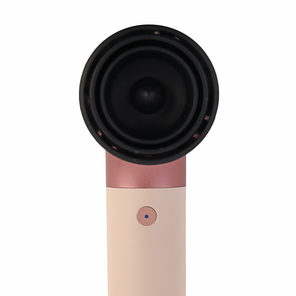 Фен высокоскоростной модель HP18, тм hoco.,1450Вт, BLDC мотор, шнур 1,5м, 1 насадка, розовый рассвет - #8