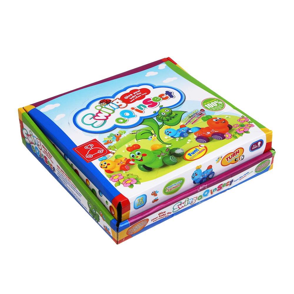 Заводная игрушка "Гусеничка", ABS, 5,3х7,1х5,7см, 4 дизайна - #4