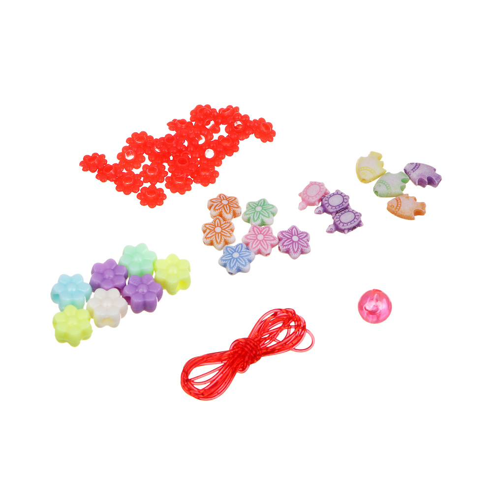 ХОББИХИТ Набор для творчества "Браслетики", 30-38 элементов, PS, 9х16х2см, 3 дизайна - #6